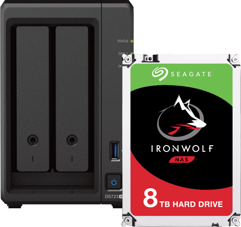 Synology DiskStation DS723+ - Seagate Ironwolf 8 TB - DS723+