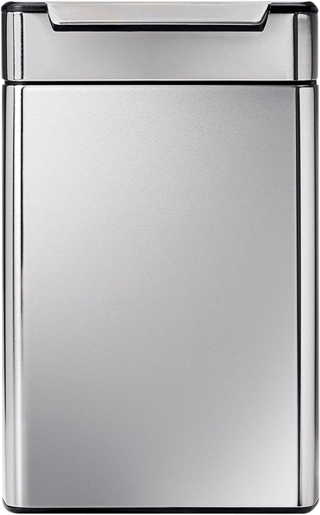 Simplehuman Rectangular Touch Bar Recycler 2 x 24 Liter Rvs Simplehuman Rectangular Touch Bar Recycler 2 x 24 Liter Rvs