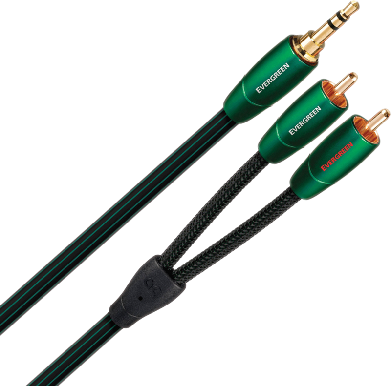 AudioQuest Evergreen 3 AudioQuest Evergreen 3,5 mm naar RCA 1 meter