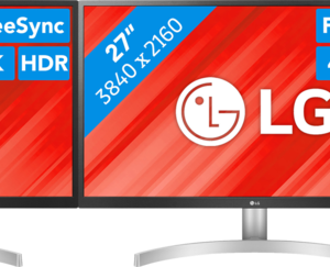 27UL500 Duo Pack + NewStar FPMA-D550DBLACK