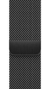 BlueBuilt Milanees Bandje Zwart voor Apple Watch 40/41/42 mm
