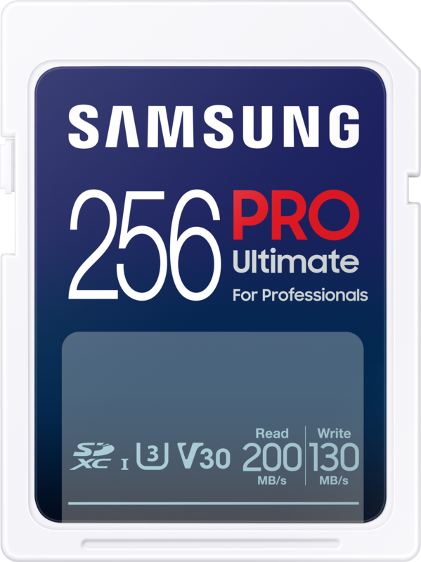 Samsung SDXC PRO Ultimate 256 GB 200MB/s Samsung SDXC PRO Ultimate 256 GB 200MB/s