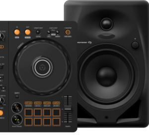 Pioneer DJ DDJ-FLX4 + Pioneer DJ HDJ-X5 Zwart + Pioneer DJ DM-50D Zwart