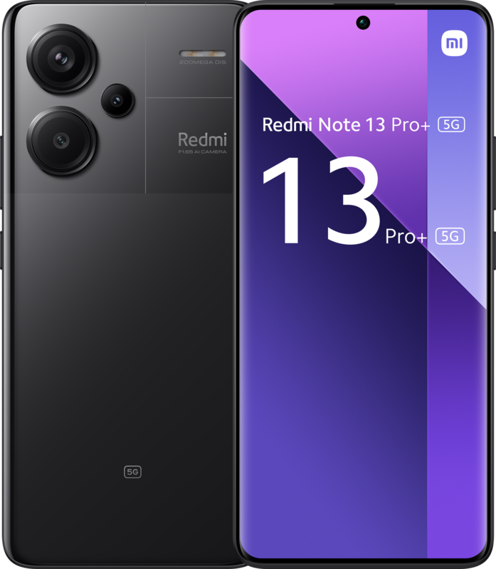 Redmi Note 13 Pro+ 512GB Zwart 5G Redmi Note 13 Pro+ 512GB Zwart 5G