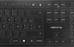 CHERRY DW 9500 SLIM Desktop Draadloze Toetsenbord en Muis Set Azerty Zwart
