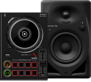Pioneer DJ DDJ-200 + Pioneer DJ HDJ-X7 Zwart + Pioneer DJ DM-40D-BT Zwart