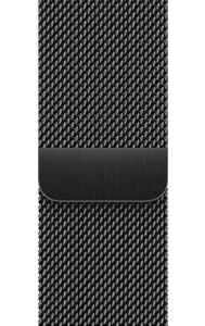 BlueBuilt Milanees Bandje Zwart voor Apple Watch 44/45/46 mm